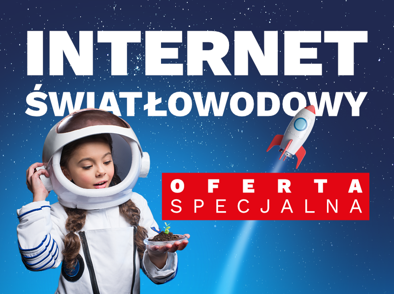 Reklama przedstawi dziewczynkę - kosmonautkę i start rakiety.